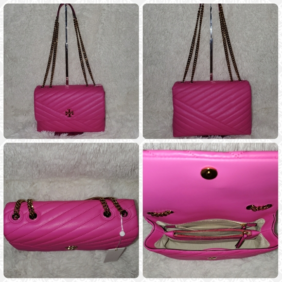 šNew Tory Burch CHEVRON CONVERTIBLE SHOULDER BAG - Picture 7 of 8